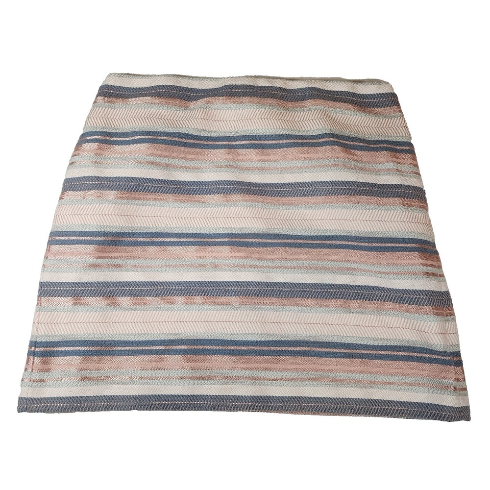 Loft Womens 14 Short Striped Pastel Skirt Spring Career